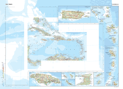 The Times Map of the Caribbean