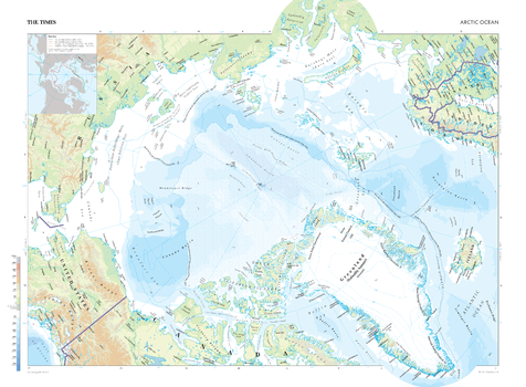 The Times Map of Arctic Ocean