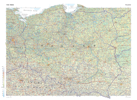 The Times Map of Poland - Compact