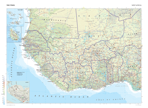 The Times Map of West Africa - Compact