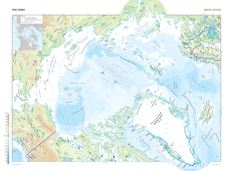 The Times Map of Arctic Ocean - Compact