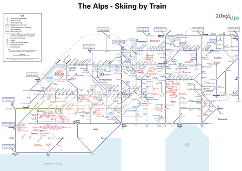 The Alps - Skiing by Train - Small