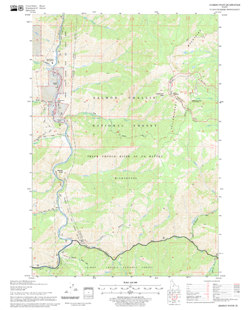 Aparejo Point Quadrangle, Idaho