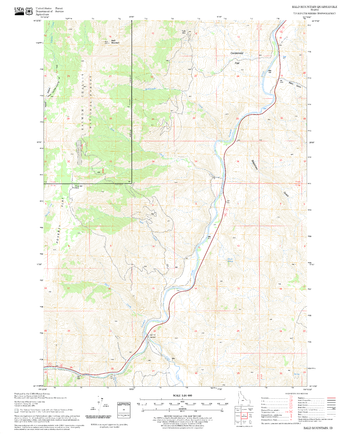 Bald Mountain Quadrangle, Idaho