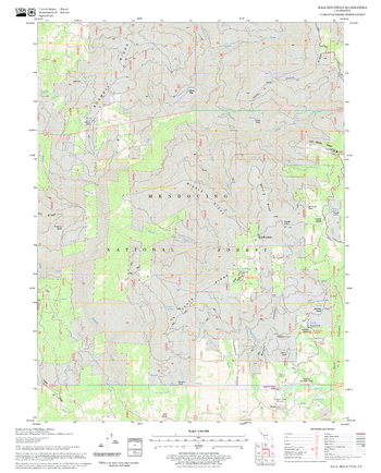 Ball Mountain Quadrangle, California