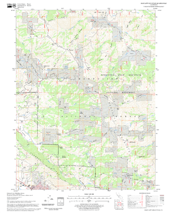 Bartlett Mountain Quadrangle, California