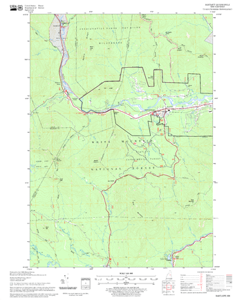 Bartlett Quadrangle, New Hampshire-Vermont