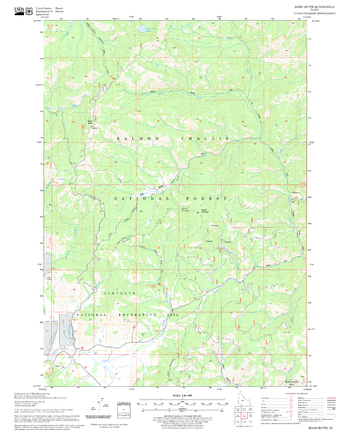 Basin Butte Quadrangle, Idaho