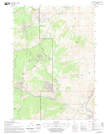 Bayhorse Quadrangle, Idaho