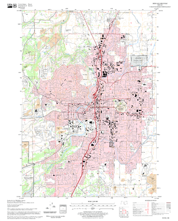 Bend Quadrangle, Oregon