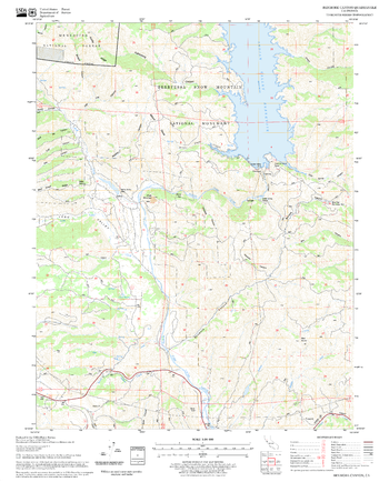 Benmore Canyon Quadrangle, California