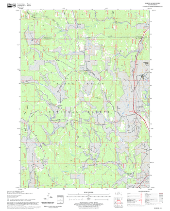 Berne Quadrangle, South Dakota