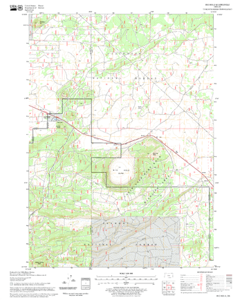Big Hole Quadrangle, Oregon