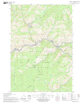 Bighorn Crags Quadrangle, Idaho