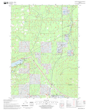 Black Butte Quadrangle, Oregon