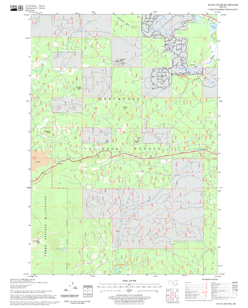 Black Crater Quadrangle, Oregon