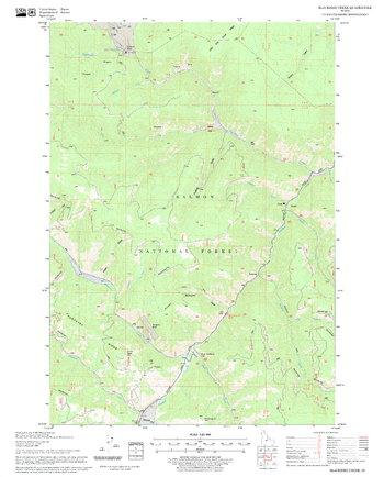 Blackbird Creek Quadrangle, Idaho