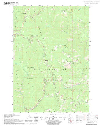 Blackbird Mountain Quadrangle, Idaho