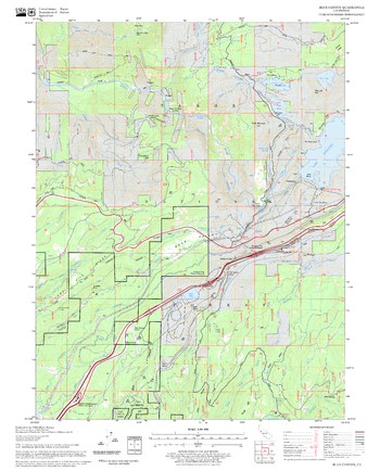 Blue Canyon Quadrangle, California