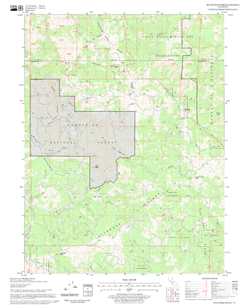 Bluenose Ridge Quadrangle, California