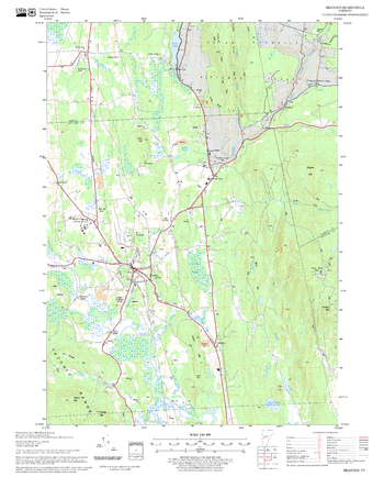 Brandon Quadrangle, New Hampshire-Vermont