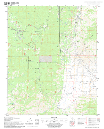 Breckenridge Mountain Quadrangle, California