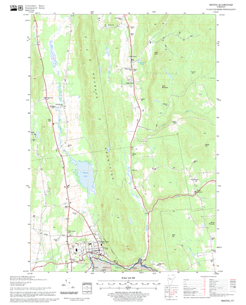 Bristol Quadrangle, New Hampshire-Vermont