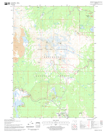 Broken Top Quadrangle, Oregon