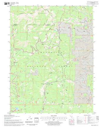 Buck Rock Quadrangle, California