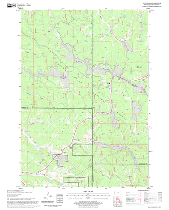 Buckhorn Quadrangle, South Dakota