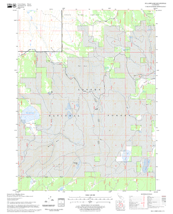 Bullard Lake Quadrangle, California