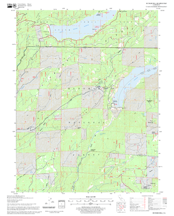 Bunker Hill Quadrangle, California