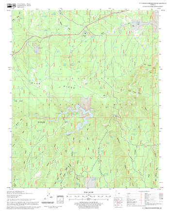 C C Craigin Reservoir Quadrangle, Arizona