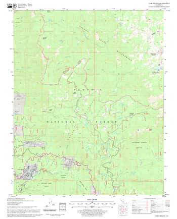 Camp Nelson Quadrangle, California