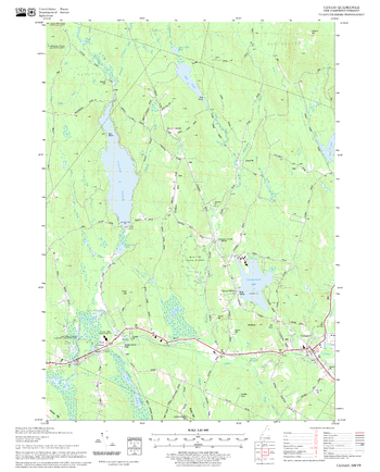 Canaan Quadrangle, New Hampshire-Vermont