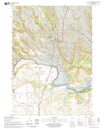 Cascade Springs Quadrangle, South Dakota