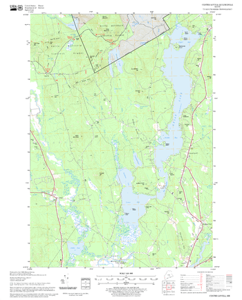 Center Lovell Quadrangle, New Hampshire-Vermont