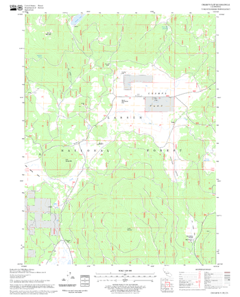 Champs Flat Quadrangle, California