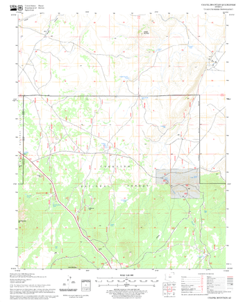 Chapel Mountain Quadrangle, Arizona