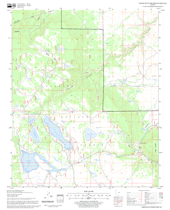 Chavez Mountain West Quadrangle, Arizona