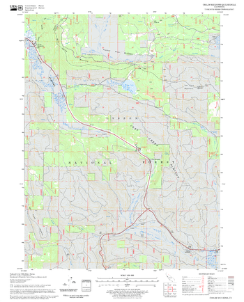 Childs Meadows Quadrangle, California