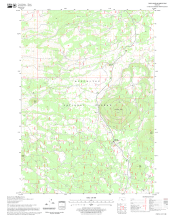 China Hat Quadrangle, Oregon