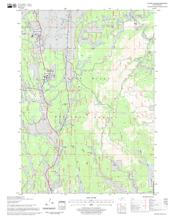 Cicero Peak Quadrangle, South Dakota