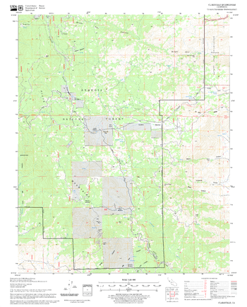 Claraville Quadrangle, California