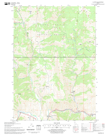 Clayton Quadrangle, Idaho