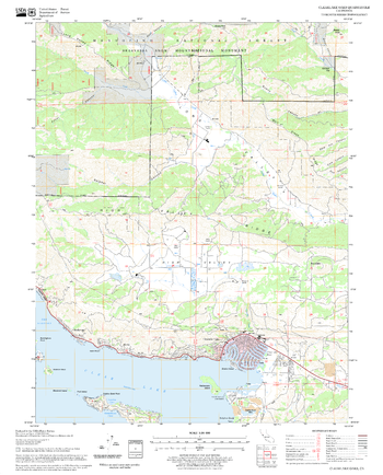 Clearlake Oaks Quadrangle, California