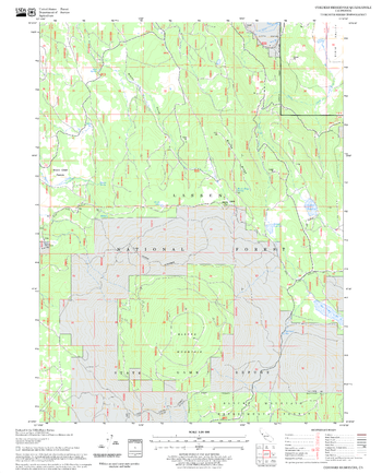 Corders Reservoir Quadrangle, California