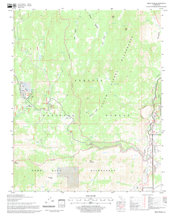 Crag Peak Quadrangle, California