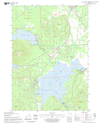 Crane Prairie Reservoir Quadrangle, Oregon