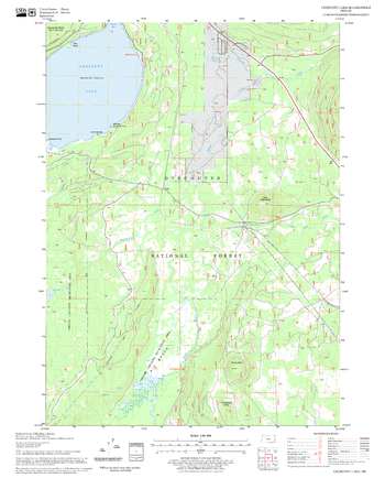 Crescent Lake Quadrangle, Oregon